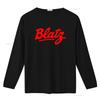 Vintage Retro Blatz Letter Print Streetwear Casual T Shirt vintage Washed Top For Everyday Wear Stretched Slightly Soft Unisex