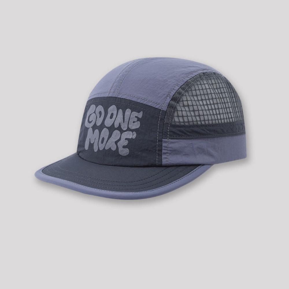 

Letter Printing Short Brim Baseball Cap Japanese Style Sun Visor Cap Trend Quick-drying Hat Unisex серый