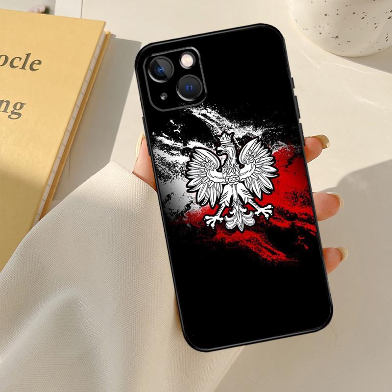 Poland Flag Phone Case For iPhone 13 12 11 14 15 16 Pro Max Case For iPhone XR X XS Max Plus Coque Capa