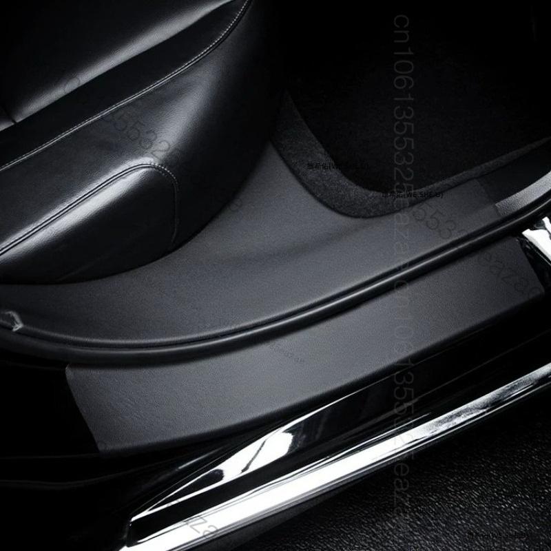 For MG 4 MG4 EV 2022-2026 Front Rear Door Sill Protector Threshold Strip Anti-kick Guard Panel Waterproof Pad