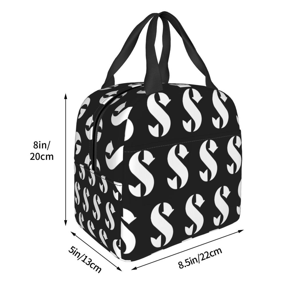 Scubapros Dive Diving Insulated Lunch Bag for Women Office Cooler Thermal Food Box Tote Leakproof Lunch Boxes Container