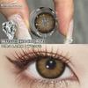 Eyeshare 2PCS New Fashion Color Contact Lenses Blue Glasses Lenses Brown Natural Beauty Lenses Green Fashion Lenses