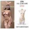 Sexy lingerie hot lace-up bikini seduction sexy three-point plush cute bunny cosplay