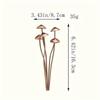 Creative Mini Metal Cute Mushroom Decoration Outdoor Garden Courtyard Decoration Atmosphere Potted Flowers Decoration Gift