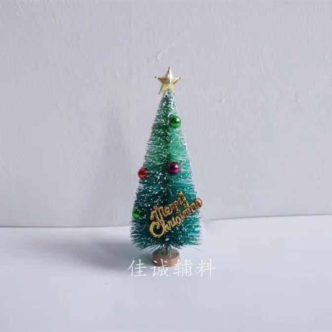 1PCs Christmas Decoration Xmas Tree Decor Small Cedar Pine for Home Party New Year  Navidad Festival Ornaments DIY Kids Gift