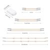 30/42/60 Pflaster Make-up Facelifting-Pflaster Klebstoffe Sofort Unsichtbare Gesichtsklebesticker Hals Augen Doppelkinn Lifting V-Form Klebebänder
