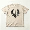 Hades Game Laurel Wreath Logo T Shirt Vintage Graphic Print Short Sleeve Tee Unisex Oversized Casual Streetwear Top for Gamer Fans Daily Wear