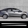 Car Waistline Vinyl Decal Side Door Stripes Graphics Racing Sticker Accessories For Ford Fiesta ST200 Hatchback Sedan ST RS