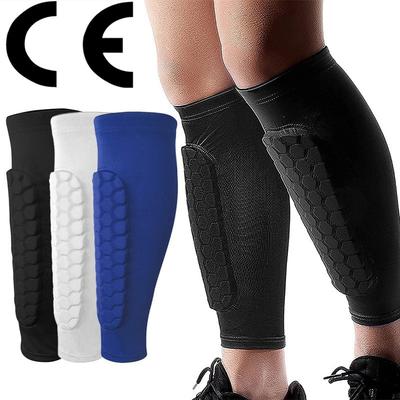 EVA Honeycomb Calf Protection Silicone Anti-skid Honeycomb Basketball Football Riding Anti-collision Breathable Sports Shin Guard
