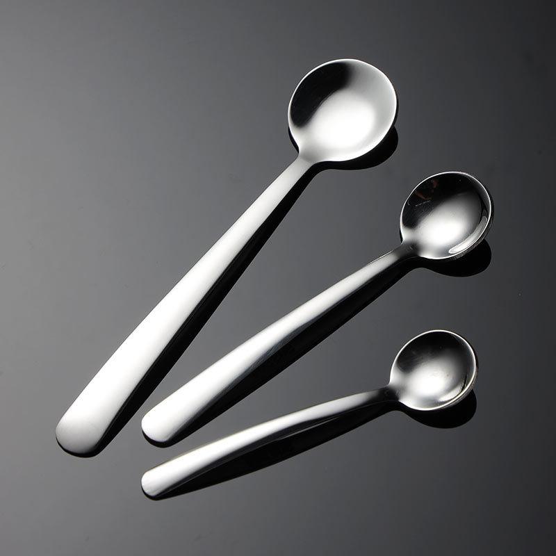 Customized 304 stainless steel seasoning jar spoon multi-specification gift coffee spoon teaspoon titanium-plated sauce spoon thin