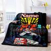 Love Transformers (11) Personalized Text Blanket Lightweight Personalized Blanket Durable Comfort Versatile for Nap Bed Office Home Decor