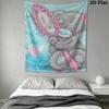 Tatty Teddy Wall Tapestry Aesthetic Wall Hanging Printed Fabric Blanket Decorative Tapestries for Bedroom Living Room Home Decor