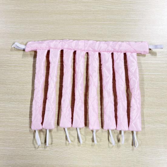 No Heat Hair Curling Rod Headband with Adjustable Strap Eight Claw Overnight Sleeping Hair Curler Soft Long Hair Curls Roller Styling Tool