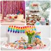 50 Pack Cupcake Wrappers Paper, Baking Cups Standard Cloud Decoration for Anniversary Birthday Weddings and Parties, Pink