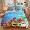 3Pcs Spongebob Friends Adventure Bedding Sets For All Sizes New 3D Printed Bed Cover Comforter Duvet Cover Pillowcase Bedroom Decoration