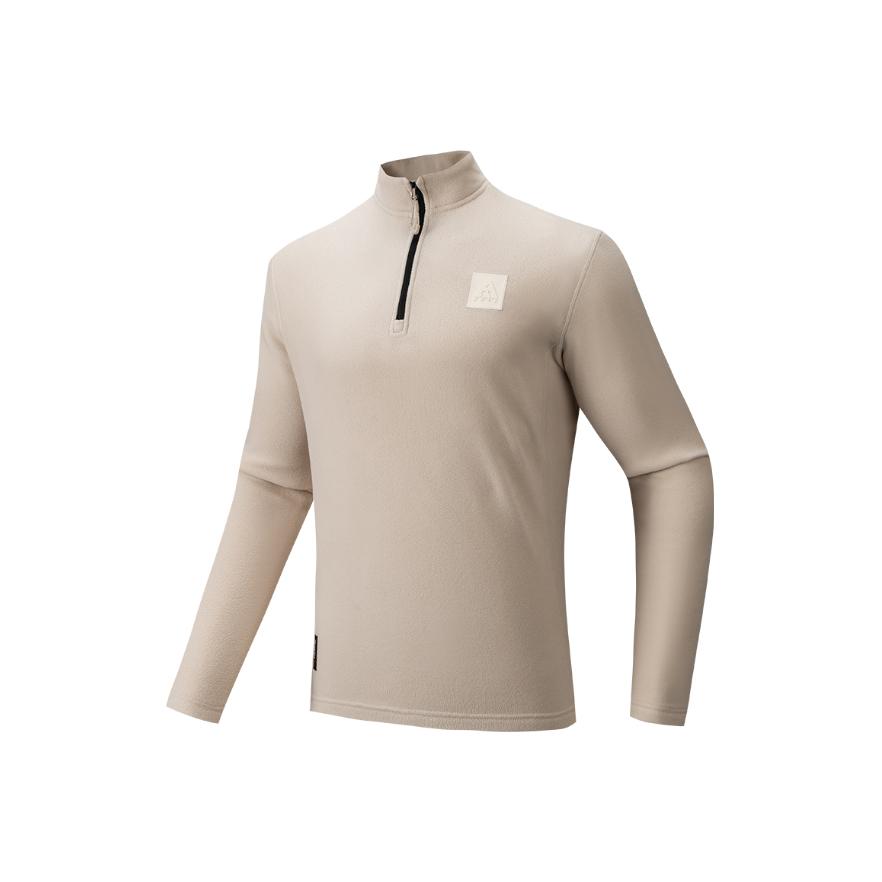 

Anta Пуловер с воротником-стойкой из серии Outdoor Удобный Простой Теплый Однотонный Вязаный свитер Мужской свитер 952546404-1 XL