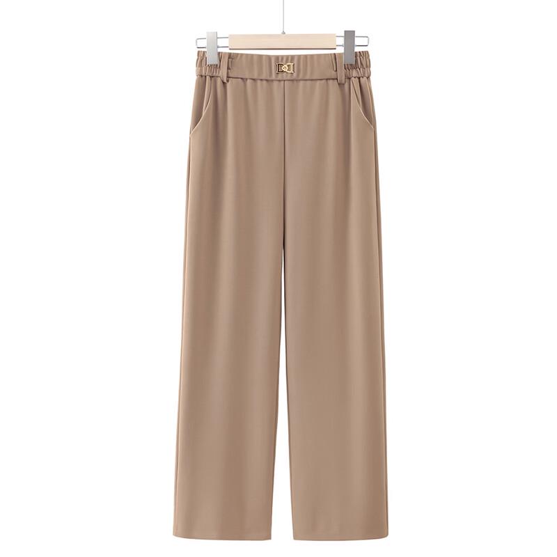 Women's High-Waist Straight-Leg Casual Pants