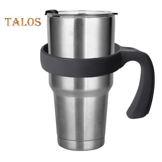 2 Pcs Tumbler Handle Attachment Ergonomic Grip Anti Slip Car Cup Holders BPA Free Travel Mug Handles for 20/32oz Tumbler Cup Accessories