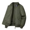 Bomberjacke aus gewaschener Baumwolle für Herren im Frühling und Herbst, amerikanische Freizeitjacke mit lockerem Baseball-Trikot für Herren