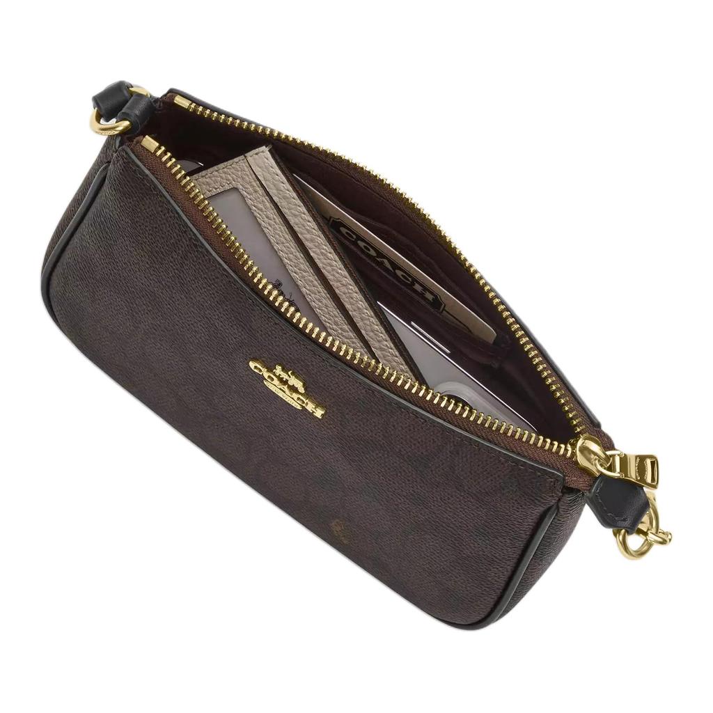 Coach Nolita 19 Vintage Klasická Monogramová Potisk Zipové Uzavírání Syntetická Kůže Ruční Taška přes Rameno Malá Dámské Kabelky CW426-IMXAQ