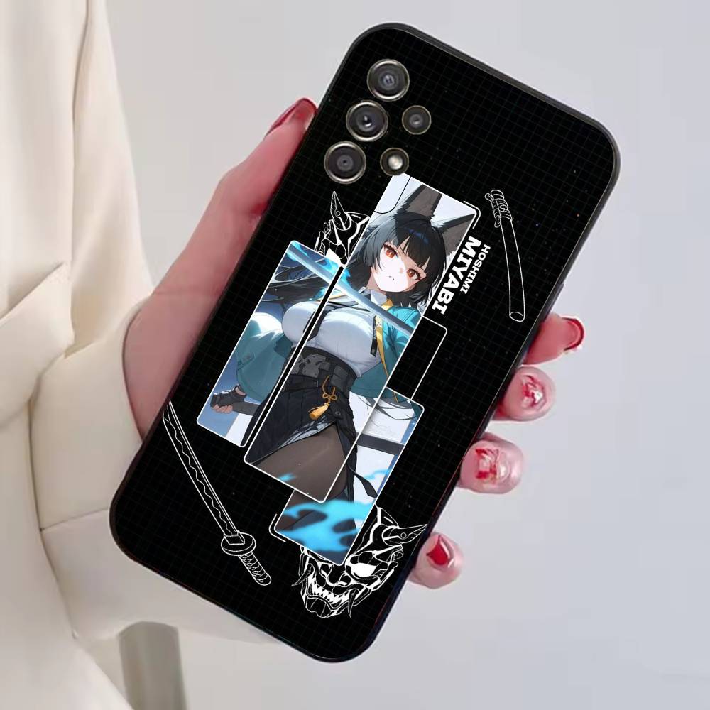 Game ZZZ Hoshimi Miyabi  Phone Case For Samsung S25,S24,S21,S22,S23,S30,Ultra,S20,Plus,Fe,Lite,Note,10,Black Cover