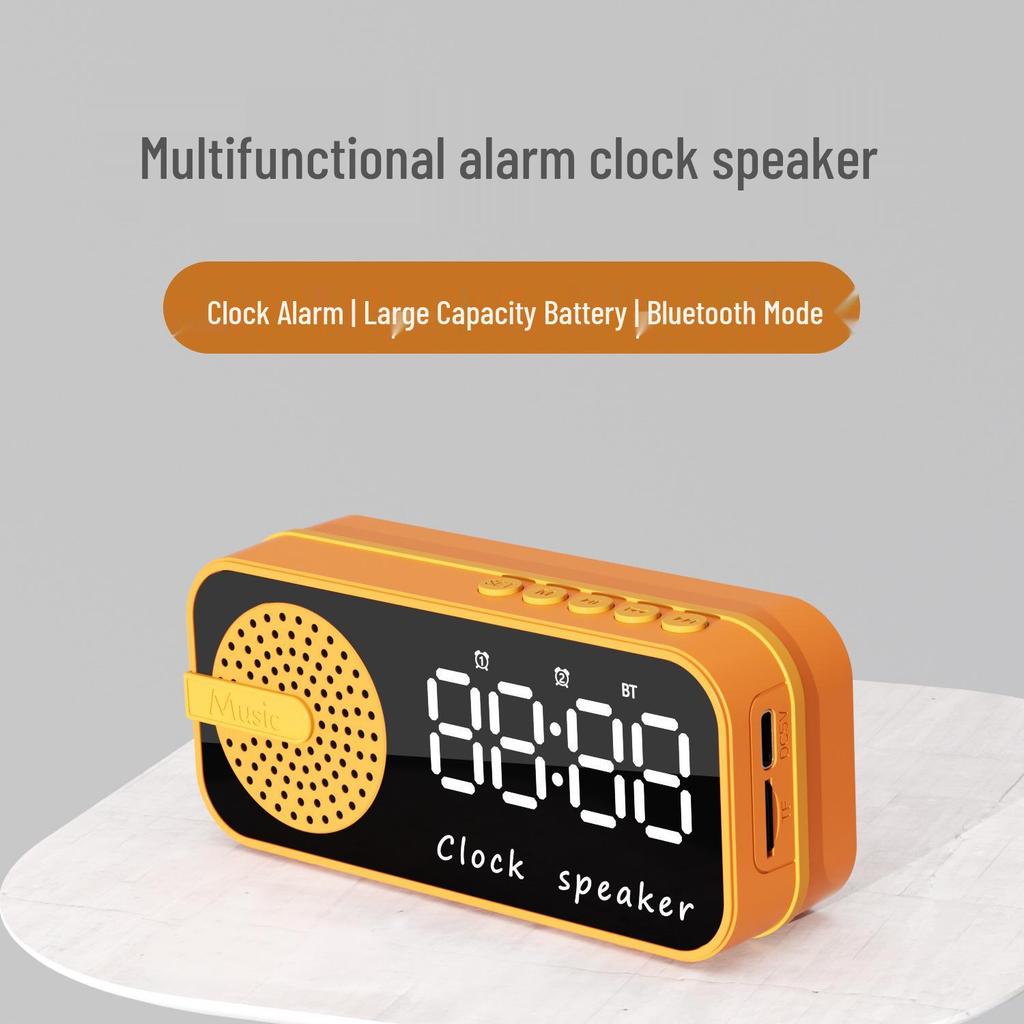 Bluetooth Clock Speaker Z7: Smart Desktop Alarm with Deep Bass.