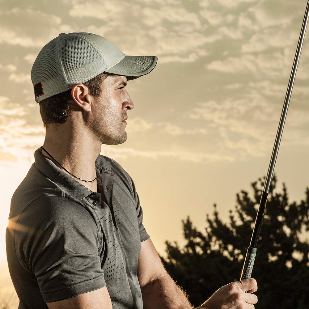 Core Force Neck Pro Black Spinel Trunk Balance Golf Swing Stable Flying Distance Increase Accessory Stylish Men Women (50cm)