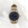 FIELD WORK Women's Analog Watch Leather Strap Luminous 12 Constellations White Dial Meola DT127-1