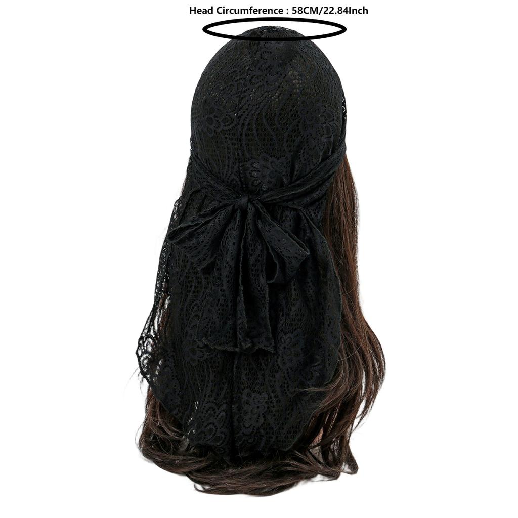 2025 New Embroidered Floral Lace Hijab Scarf For Woman Summer Sunn Protection Wraps Ladies Bandana Casual Headband