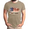 Men's Father's Day Flag Printed T-Shirt Men's Loose Casual Short Sleeve Top