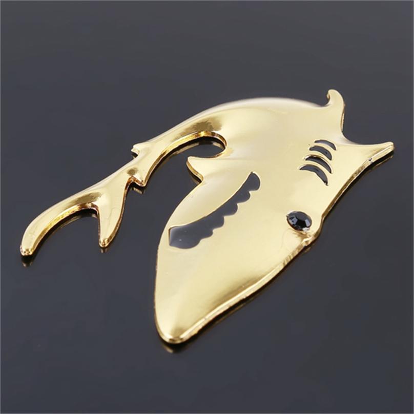 High Quality 3D Car Motorcycle Auto Logo Metal Shark Emblem Badge Decal Sticker