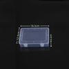 Large Transparent Rectangular Hardware Storage Box with Lid - PP Plastic Tool Accessories Organizer