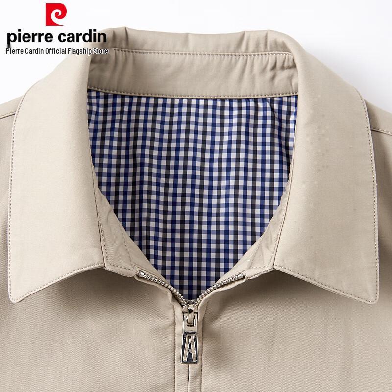 Pierre Cardin Men's 100% Cotton Casual Lapel Jacket