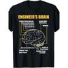 Ingenieursbrein - Grappig Sarcastisch Ingenieurs Cadeau T-shirt met Korte Mouwen