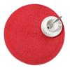 Table Mats 4pcs Round Woven Table Pads Placemat PP Waterproof Cloth Home Coffee Shop