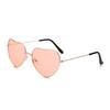 New Heart-Shaped Sunglasses Vintage Trendy Street Shooting Shades Fashion Irregular Pink Heart Sun Glasses For Women
