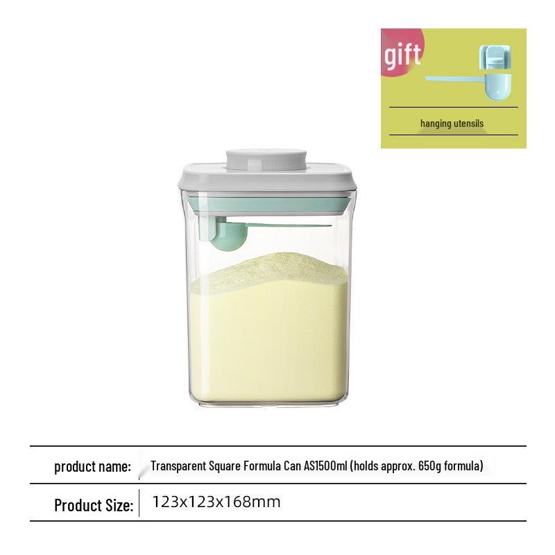 Contenant de stockage portable Ankou pour lait en poudre et céréales pour bébé - Étanche à l'humidité, hermétique, pour portionner en déplacement