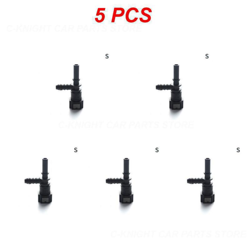 1~10 STÜCKE Autozubehör 7,89 ID6 Auto Auto Kraftstoffleitung Bundy T-Stück Schlauchkupplung Nylon Motorrad Schlauchkupplung Schnellverschlussverbinder