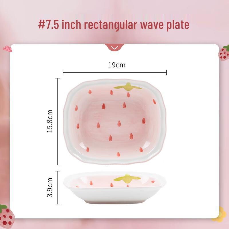 Handun Strawberry Ceramic Dinnerware Set