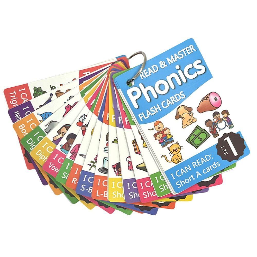 

Vibrant Montessori Games CVC Words Alphabet Learning Cards for Children
