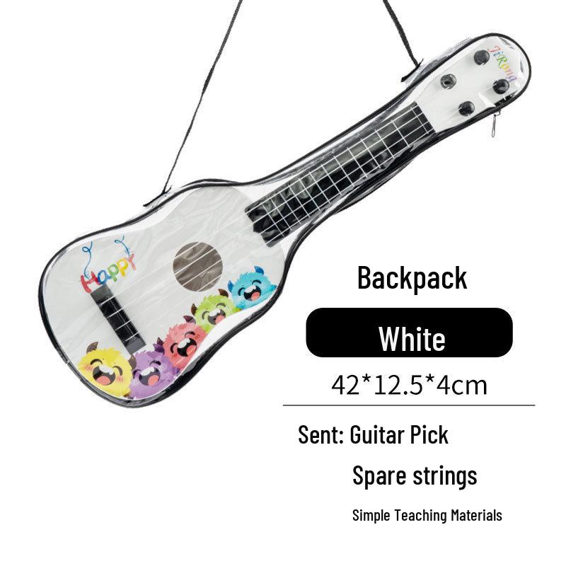 Beginner Ukulele for Students - Stylish, Cute Small Guitar with Monster Design, Ideal for Self-Study