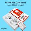 Compatible with Apple 20W/30W PD Charger: Certified Fast Charging Cable & Charging Head Set