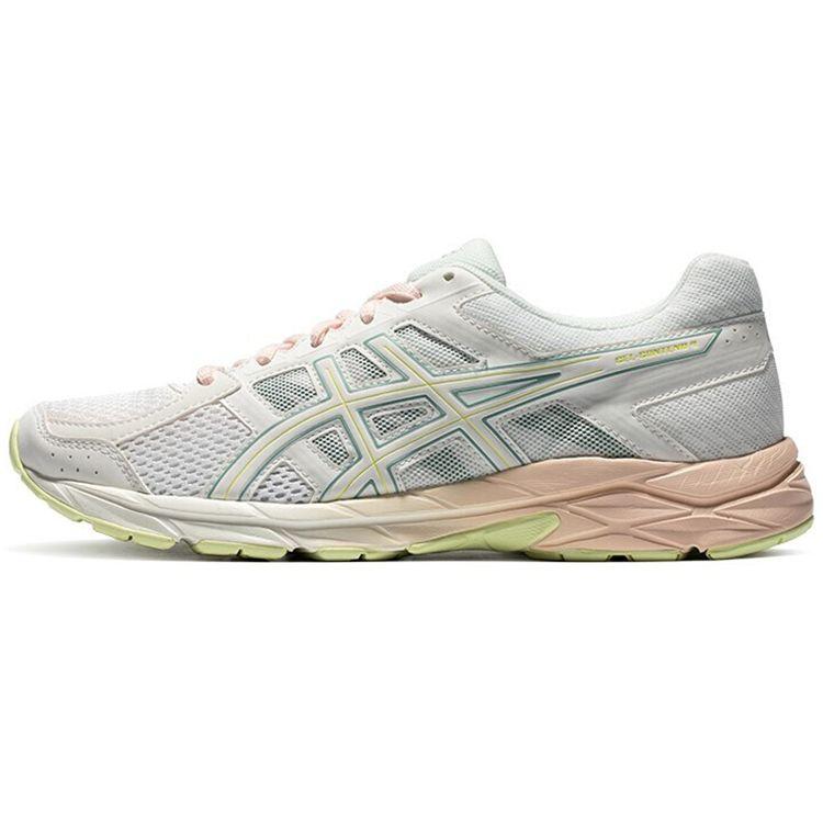 Asics Gel-Contend 4 Women Low Top Running Shoes White T8D9Q-407 35.5