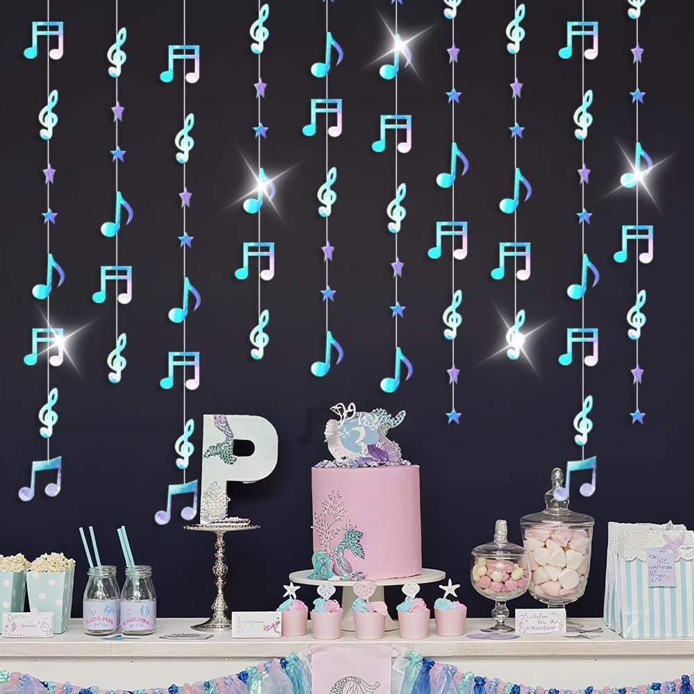 92FT Gold Moon Star Garland, Sparkly Crescent Moon & Star Hanging Decor for Ramadan Eid Mubarak, Birthday Party Supplies, Wedding Baby Shower