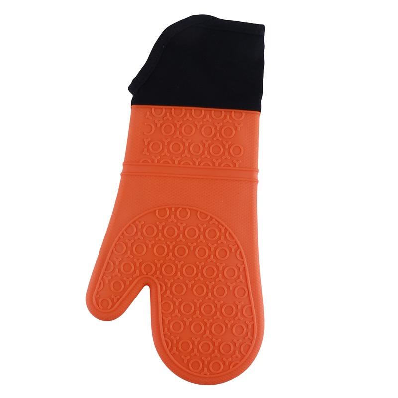1PC Insulated Oven Gloves Silicone Heat-proof Gloves Oven Mitts Microwave Oven Baking Tools Household Kitchen Bar Bakeware