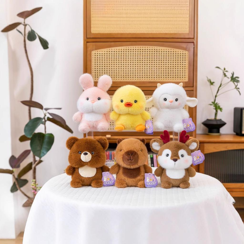 New Small Animal Plush Toy Cute Lamb Sloth Plush Doll Rabbit Doll Office Table Companion