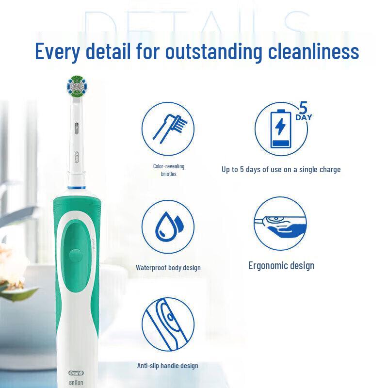 Oral-B D12 2D Sonic Electric Toothbrush CN plug (adapter included)