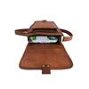 Briefcase School Crossbody Bags Leather Messenger Bag Laptop Satchel