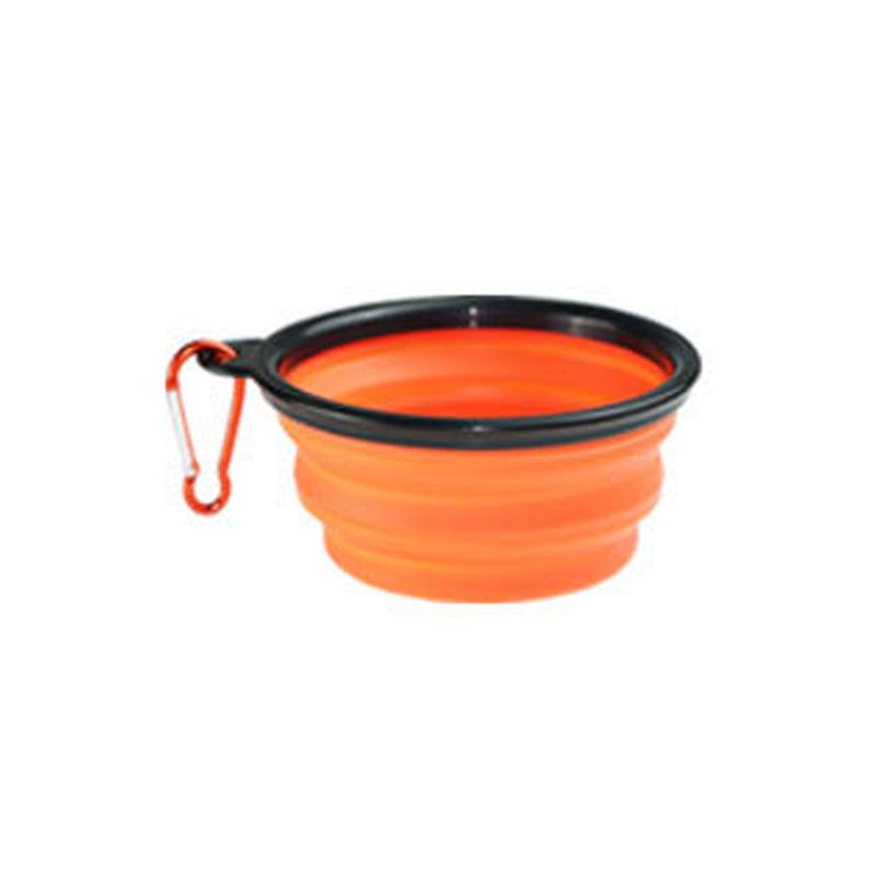 Collapsible Silicone Pet Bowl for Travel - Dog Food & Cat Water Dish