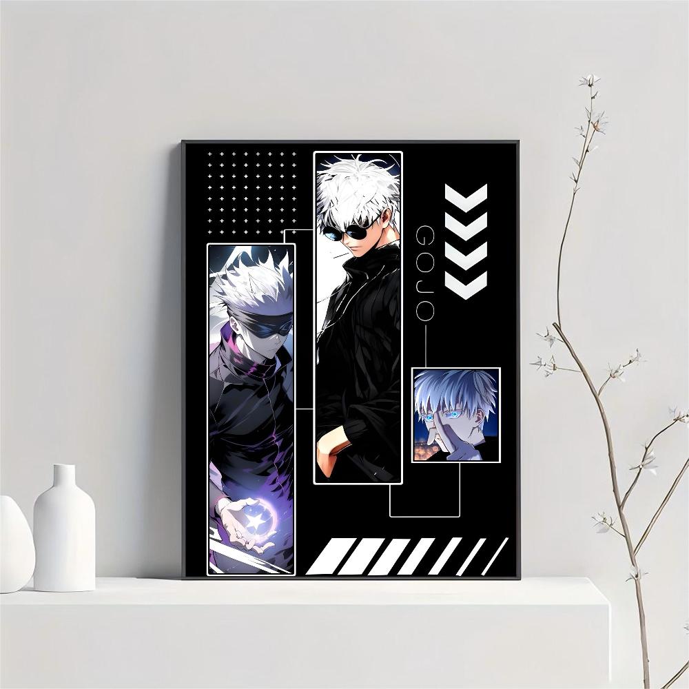 

1 шт. Горячий Поп Классическое Аниме Крутой Магическая Битва Годжо Сатору Постер HD Постеры Дом Комната Бар Кафе Декор Искусство Настенная Живопись Картина 21cm×30cm NoFrame